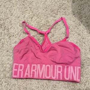 Under Armour Vibrant Pink Sports Bra